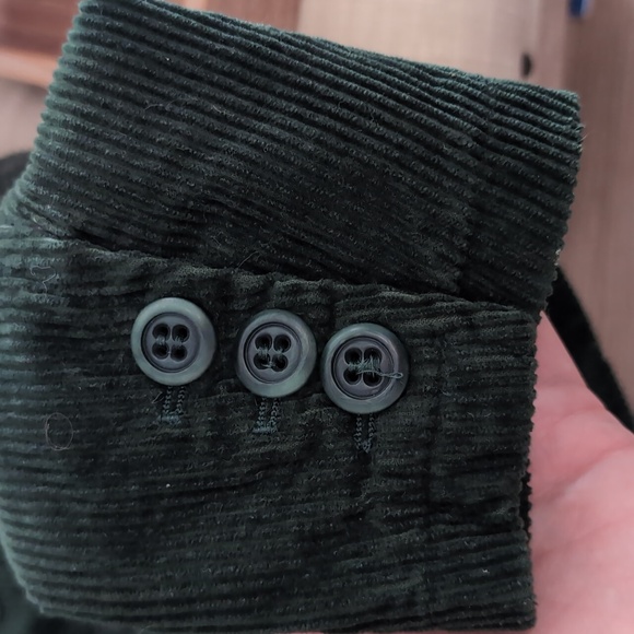 MaxMara Weekend Green Corduroy Tailored Cotton Blazer Small - Picture 4 of 8